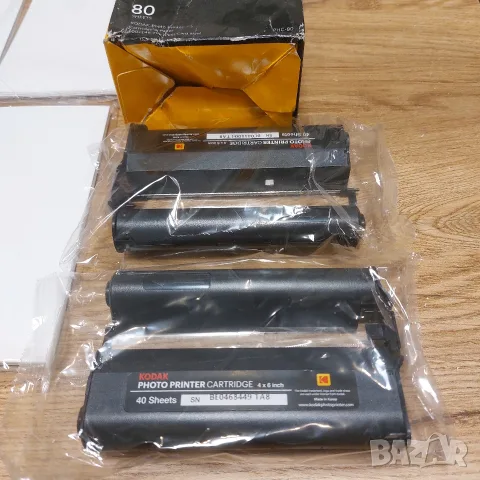 Оригинален комплект фотохартия и касети KODAK PHC-80 (за 80 снимки) за Photo Printer Dock, снимка 3 - Консумативи за принтери - 55395281