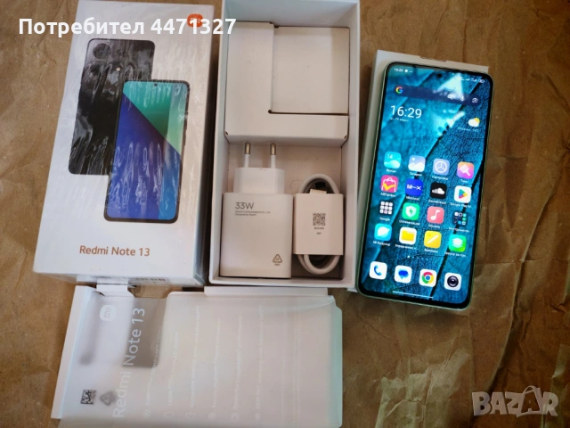 Xiaomi Redmi Note 13 4G 8GB/256GB като нов, зелен, снимка 11 - Xiaomi - 54368525