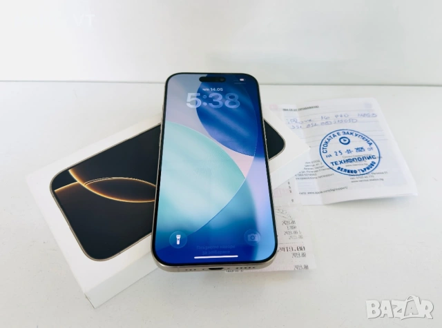 НОВ! iPhone 16 Pro 128GB Natural Titanium ГАРАНЦИЯ!, снимка 3 - Apple iPhone - 54600943