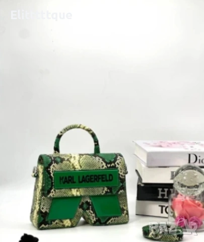 чанти Karl Lagerfeld :➡️23cm⬆️18cm🌟, снимка 4 - Чанти - 54888337