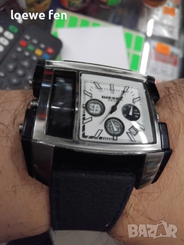 Swiss Ronda Invicta bolt 25867 и Един Як Правоъгълен Diesel, снимка 10 - Мъжки - 53972151