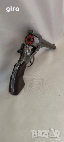 Стар метален пистолет с капси – Точно копие на Colt Peacemaker (Миротворец), снимка 12 - Колекции - 55174064
