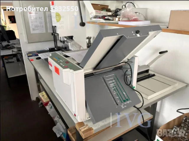 Автоматична фалцмашина (сгъвачка) SUPERFAX PF-330 – супер запазена (Япония), снимка 2 - Други машини и части - 55626570
