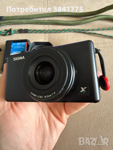 Sigma DP1s фотоапарат като ново, рядък модел с Foveon X3 сензор, снимка 2 - Фотоапарати - 55163347