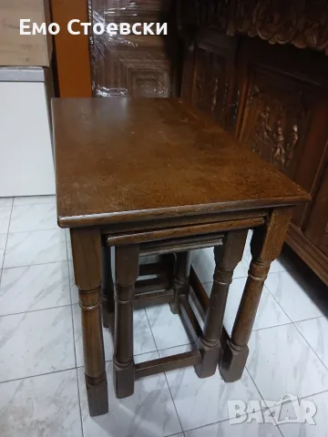 Дъбови масички тип 3 в 1
