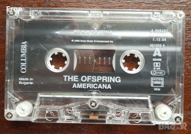 The Offspring — Americana, снимка 4 - Аудио касети - 54500148
