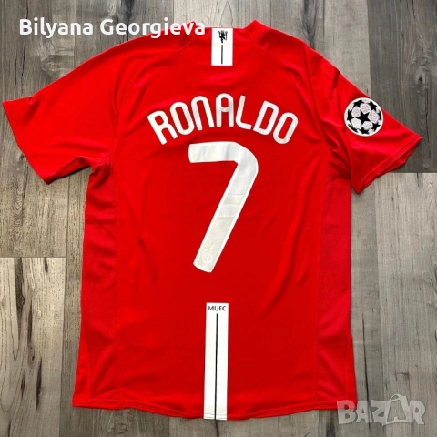 Manchester United 2008 UCL Final Retro Jersey, снимка 2 - Футбол - 54707751