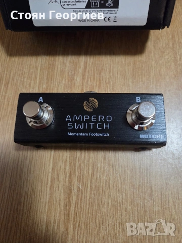 Чисто нов Hotone Ampero Switch, компактен двоен футсуич за китарни ефекти. , снимка 2 - Китари - 54383826