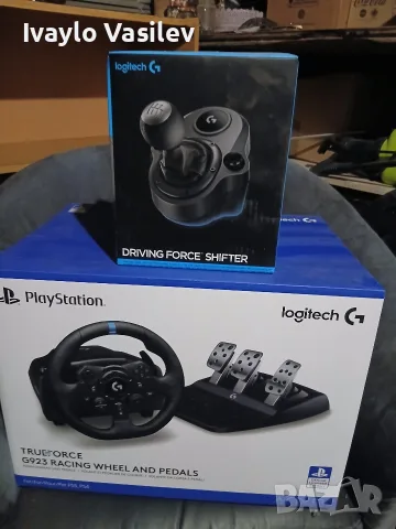 Logitech g 923 волан и шифтар, снимка 2 - Джойстици и геймпадове - 55441144