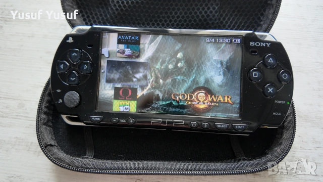 PSP Хакнат + 64GB карта + игри + нова батерия!, снимка 3 - PlayStation конзоли - 54147681