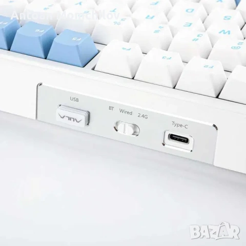 Клавиатура AULA F99 механична безжична RGB, снимка 4 - Клавиатури и мишки - 54827806