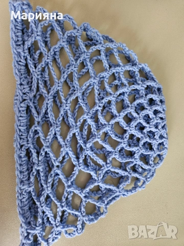 Ръчно плетени mesh hat /мрежести шапки/, снимка 7 - Шапки - 55241292