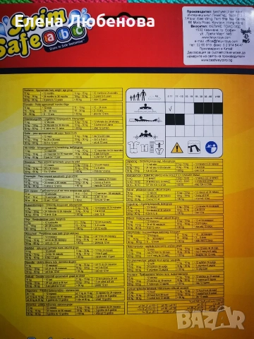 Пояс за плуване , снимка 3 - Надуваеми играчки - 54813132