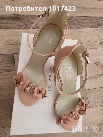 Кожени сандали Karen Millen
