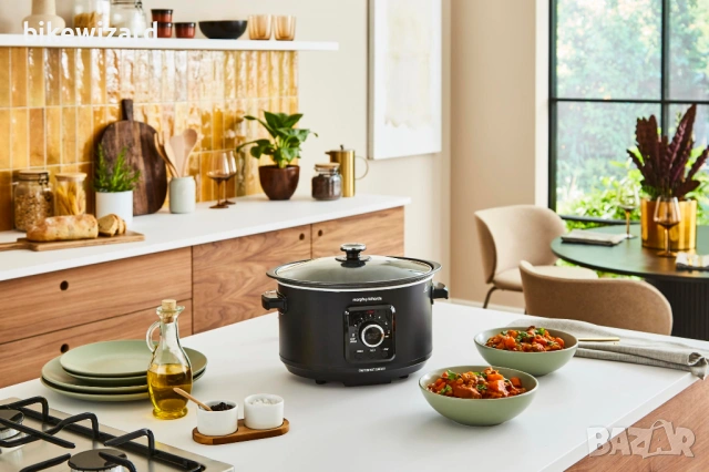 Morphy Richards 3.5L 460021 за бавно готвене НОВО, снимка 2 - Мултикукъри - 54899931
