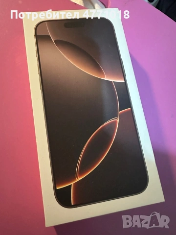 нов iphone 16 pro max 512gb desert titanium+кейс 