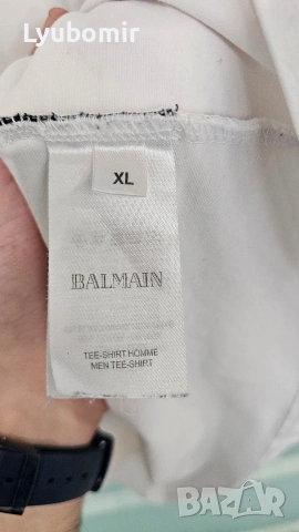 мъжка тениска Balmain, снимка 3 - Тениски - 54467933