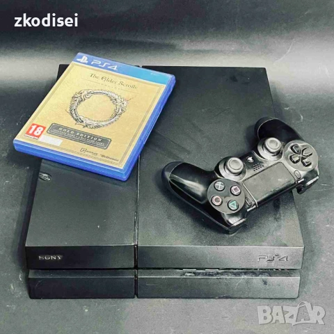 Конзола SONY - PS4 SLIM с 1бр. джойстик и 1бр. игра