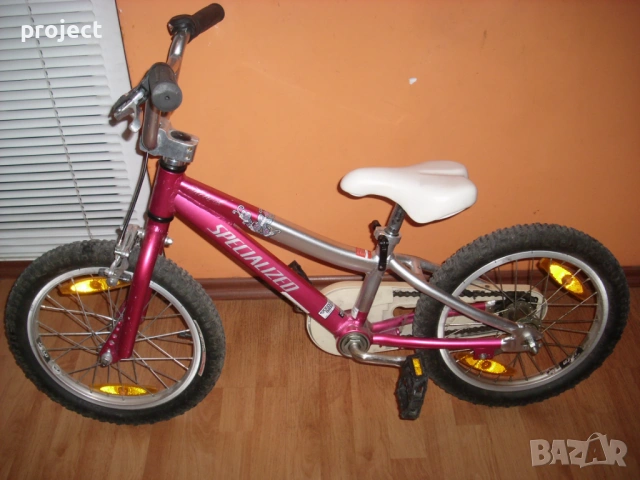 SPECIALIZED 16" USA АЛУМИНИЕВ детски велосипед,колело +спомагателни.Идеален., снимка 9 - Детски велосипеди, триколки и коли - 54664126