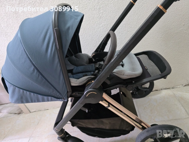 Бебешка количка Espiro Miloo Unique Saphir 2в1