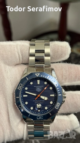 Мъжки часовник TAG Heuer Aquaracer Professional 300 Blue, снимка 4 - Мъжки - 55272732