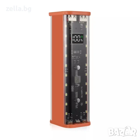 DIY Power Bank кутия за 8x18650 батерии, PD & QC 22.5W бързо зареждане, USB-C 10469, снимка 6 - Друга електроника - 54703781