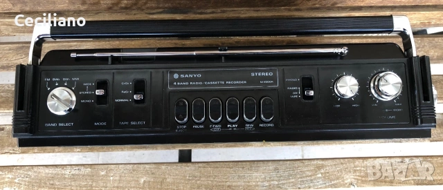 Радиокасетофон SANYO M4500K, снимка 10 - Радиокасетофони, транзистори - 55073376