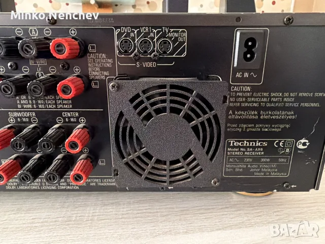 Мощен 6-канален ресийвър Technics SA-AX6 – Топ аудиофилски модел, снимка 7 - Аудиосистеми - 51192766
