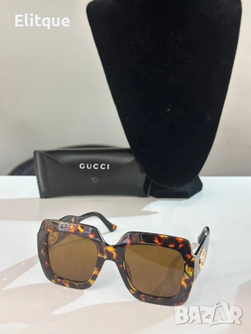 Очила + висок клас калъф + на марката кутия + сертификат + кърпичка loewe Gucci dior, снимка 7 - Слънчеви и диоптрични очила - 54485352