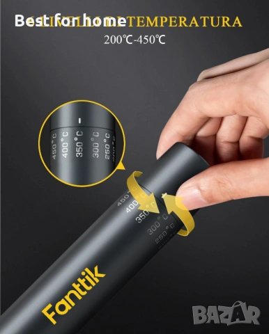 Комплект безжичен поялник Fanttik T1 Max, бързо нагряване 7 секунди (200°C-450°C), снимка 5 - Поялници и запояване - 54808500