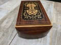 стара дървена кутия за цигари с латерна , снимка 5