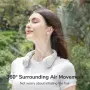Преносим вентилатор за врата, вентилатор без лопатки Hands Free, 4000 mAh "Бял,  Розов  ,Зелен ", снимка 2