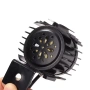 LED фар 12W с вграден клаксон 100dB, 12V-72V – за електрическа тротинетка и велосипед, IPX5 10377, снимка 4