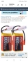 SUNPADOW 2 бр. 2S 7.4V Lipo батерия 900mAh 25C мека опаковка с JST щепсел за RC FPV , снимка 1