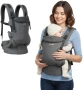 Нова Бебешка раница за носене регулируема с колан и джобове сиво кенгуру за бебе и малко дете, снимка 1