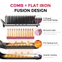 Четка преса за коса TYMO Flat Iron Hair Straightener Brush 2 in 1 200M Ions Ceramic Black, снимка 7