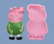 Пепа Пиг Джордж майка баща Peppa pig силиконов молд форма фондан шоколад гипс декор, снимка 6