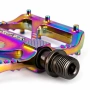 Ултра леки педали за велосипед PROMEND R67 Rainbow, CNC Алуминий, 3 Лагера, снимка 4