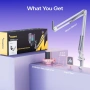 Микрофон MAONO GamerWave DGM20S Pink с рамо RGB, снимка 6
