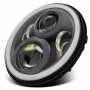 Кръгъл LED фар 7 инча 60W 7000LM IP68 – Jeep Wrangler Suzuki Samurai Nissan Patrol Мотоциклети 10247, снимка 7