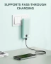 Преносима батерия (power bank) VRURC, модел T1116, с капацитет 10000 mAh и вградени кабели, снимка 10