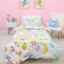 Ново Care Bears Официално Поларено Одеяло 100x150 за легло детска стая с грижовните мечета, снимка 5