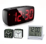 Светещ LED часовник на Ток. Дигитален Будилник. Електрически Настолни Светещи Часовници. Будилници, снимка 1