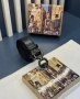 колани от естествена кожа в кутия dolce gabbana 3см, снимка 3