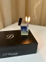 Запалка S.T. Dupont Ligne 2 Montecristo Dark Blue – отлично състояние, двоен пламък, снимка 1