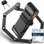 Hipark HD9006 Сгъваема ключалка за велосипед, Сгъваема ключалка за велосипед 100 см с ключове, Кл, снимка 1