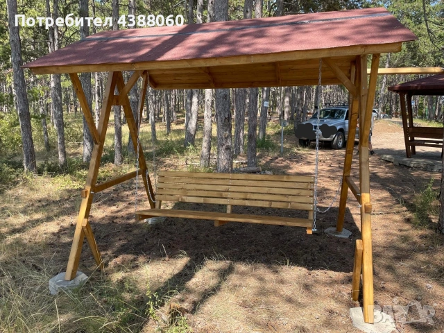 Градинска люлка, люлка на верандата , снимка 2 - Градински мебели, декорация  - 54015705