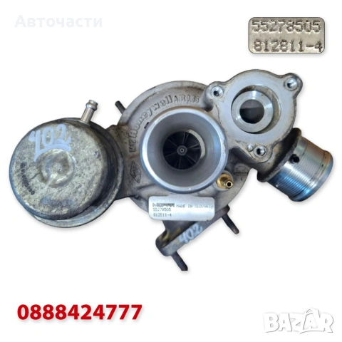 Турбина/Турбо MGT1238GLSZ - Abarth/Alfa Romer/Fiat/Jeep/Lancia - 1.4 T (2008 г.+) 55278505 MOPAR