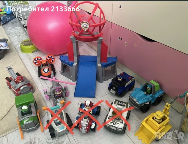 Paw Patrol кученца с коли