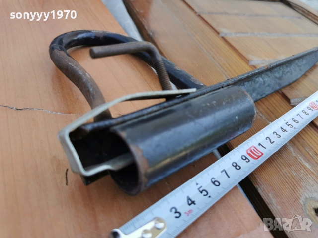 МЕТАЛНА СТАРА СТОЙКА ЗА ЧАДЪР 2804260816, снимка 11 - Антикварни и старинни предмети - 54337349